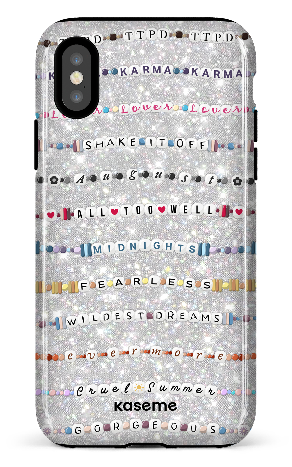 Love Story Glitter - iPhone X/XS Tough