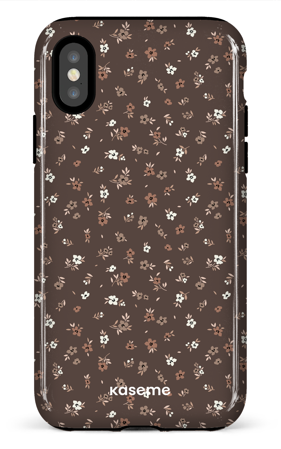 Porcelain blossom Mocha - iPhone X/XS Tough