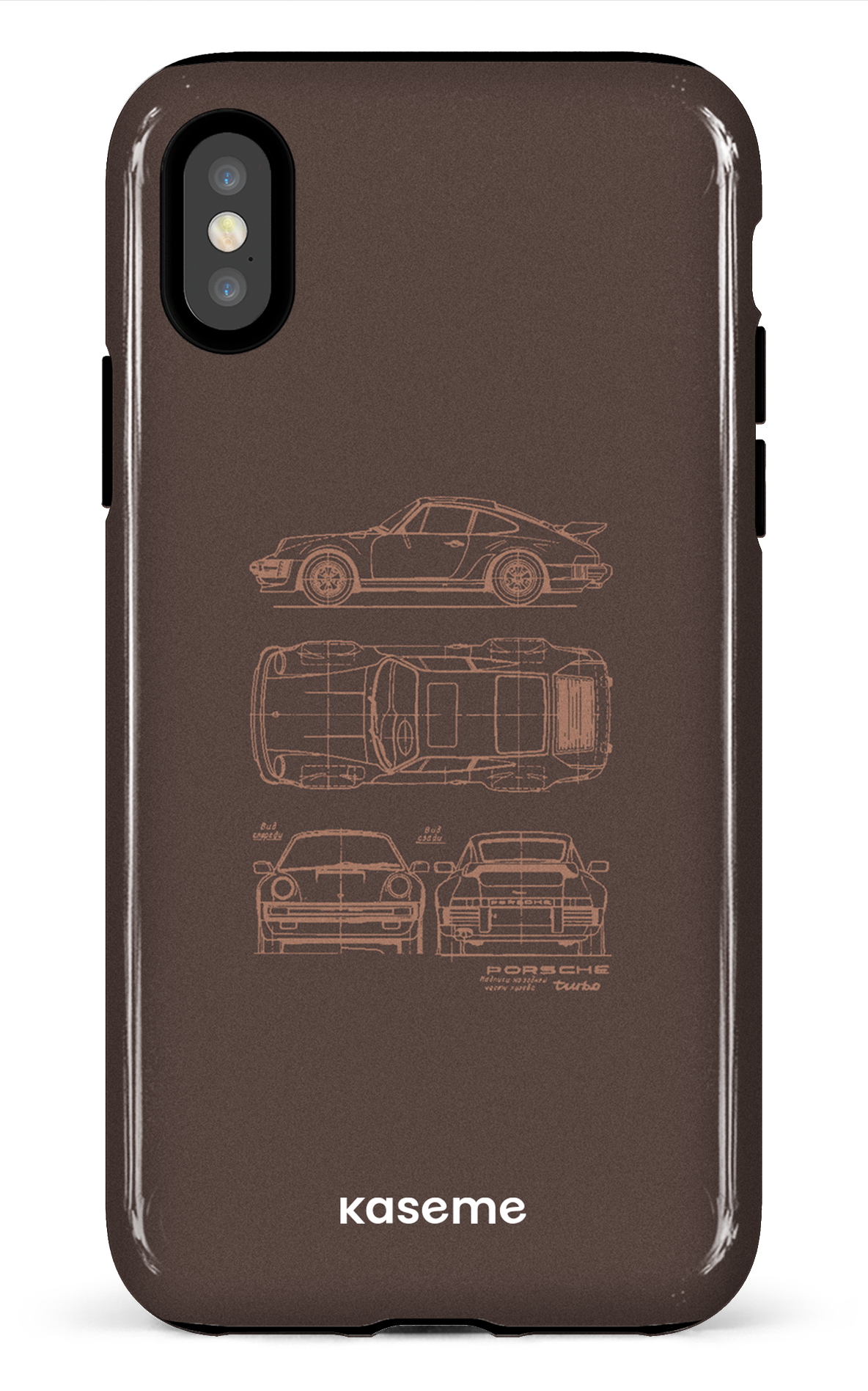 iPhone X/XS Tough Beat The Traffic Mocha -