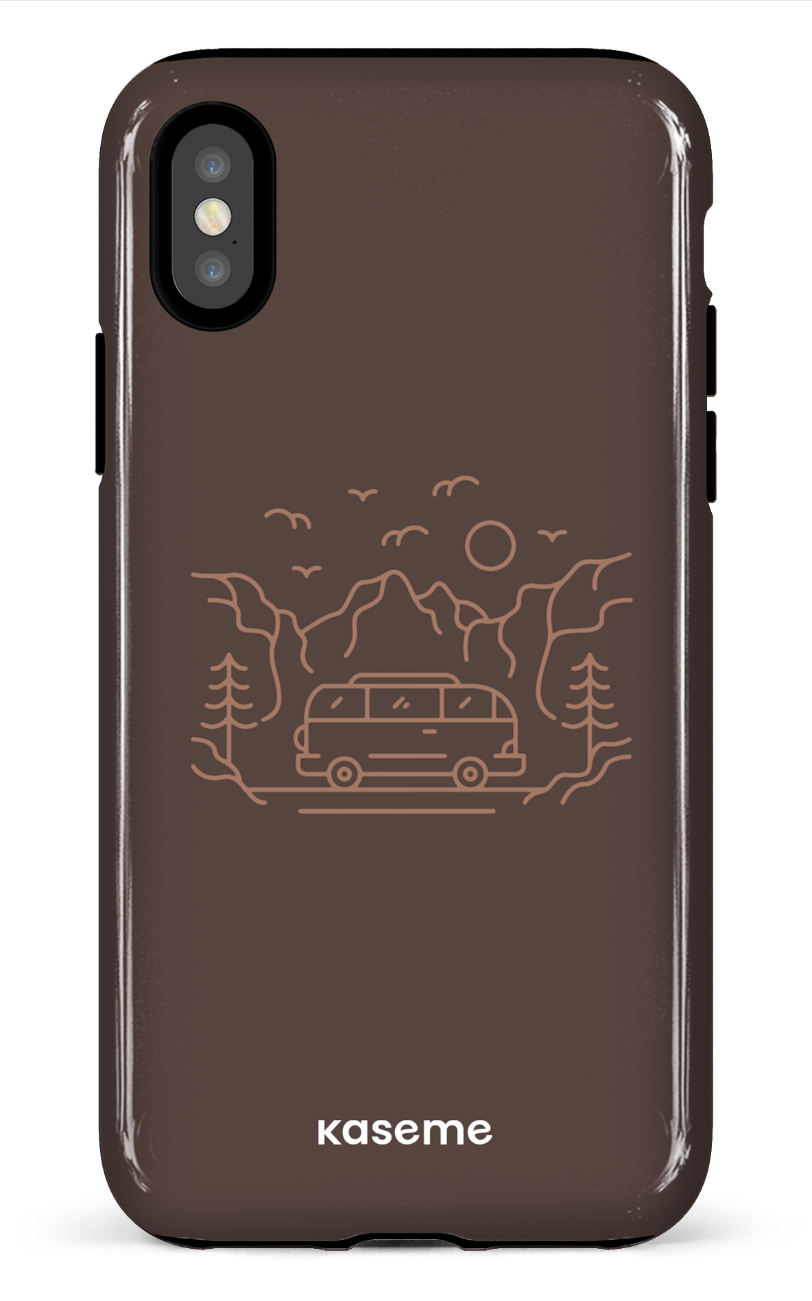 iPhone X/XS Tough Camp Life Mocha -