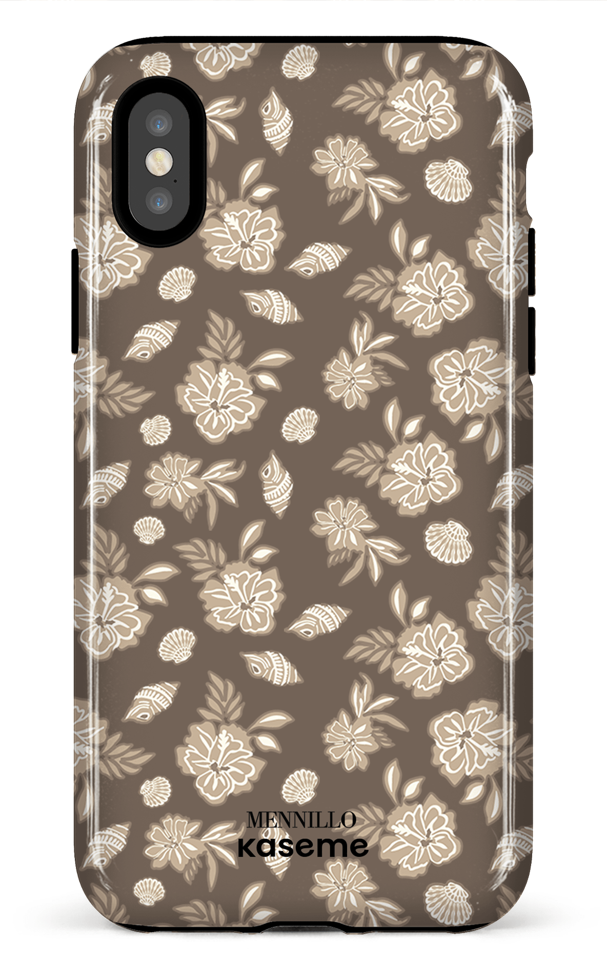 iPhone X/XS Tough Floral Cream -