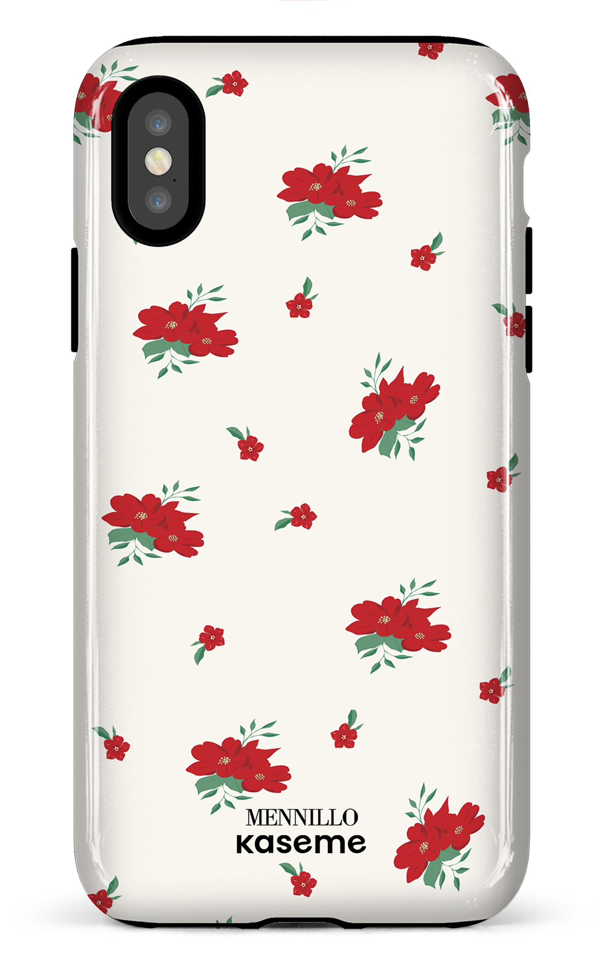 iPhone X/XS Tough Floral White -