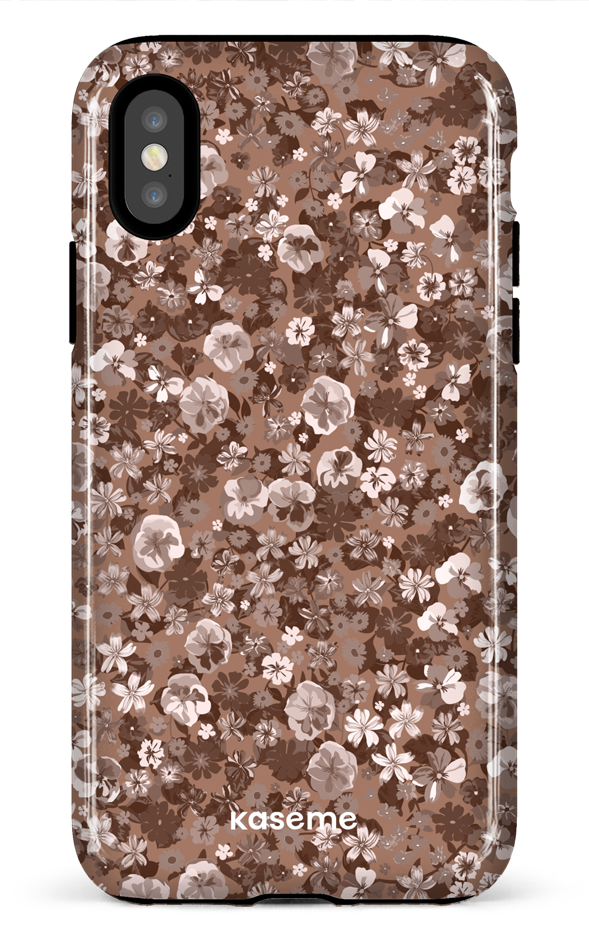 iPhone X/XS Tough Pansy Mocha -