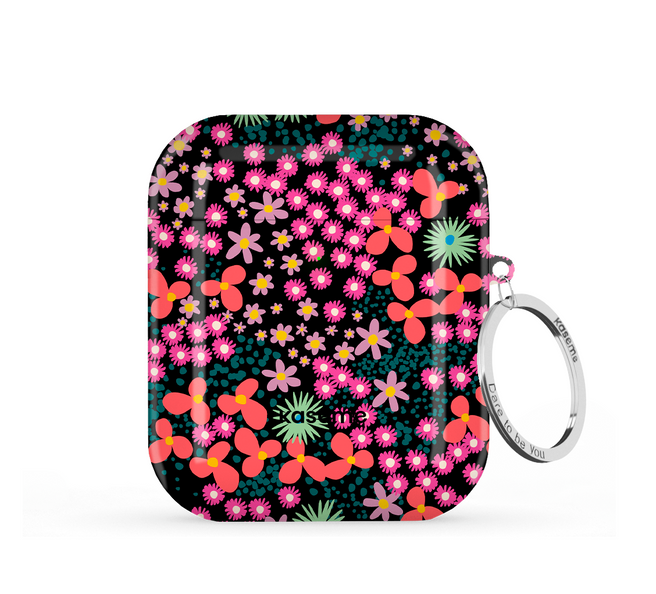 Azalea Black AirPods Case