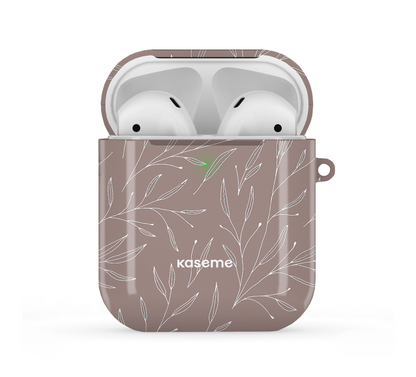 Hibiscus Grey AirPods Case