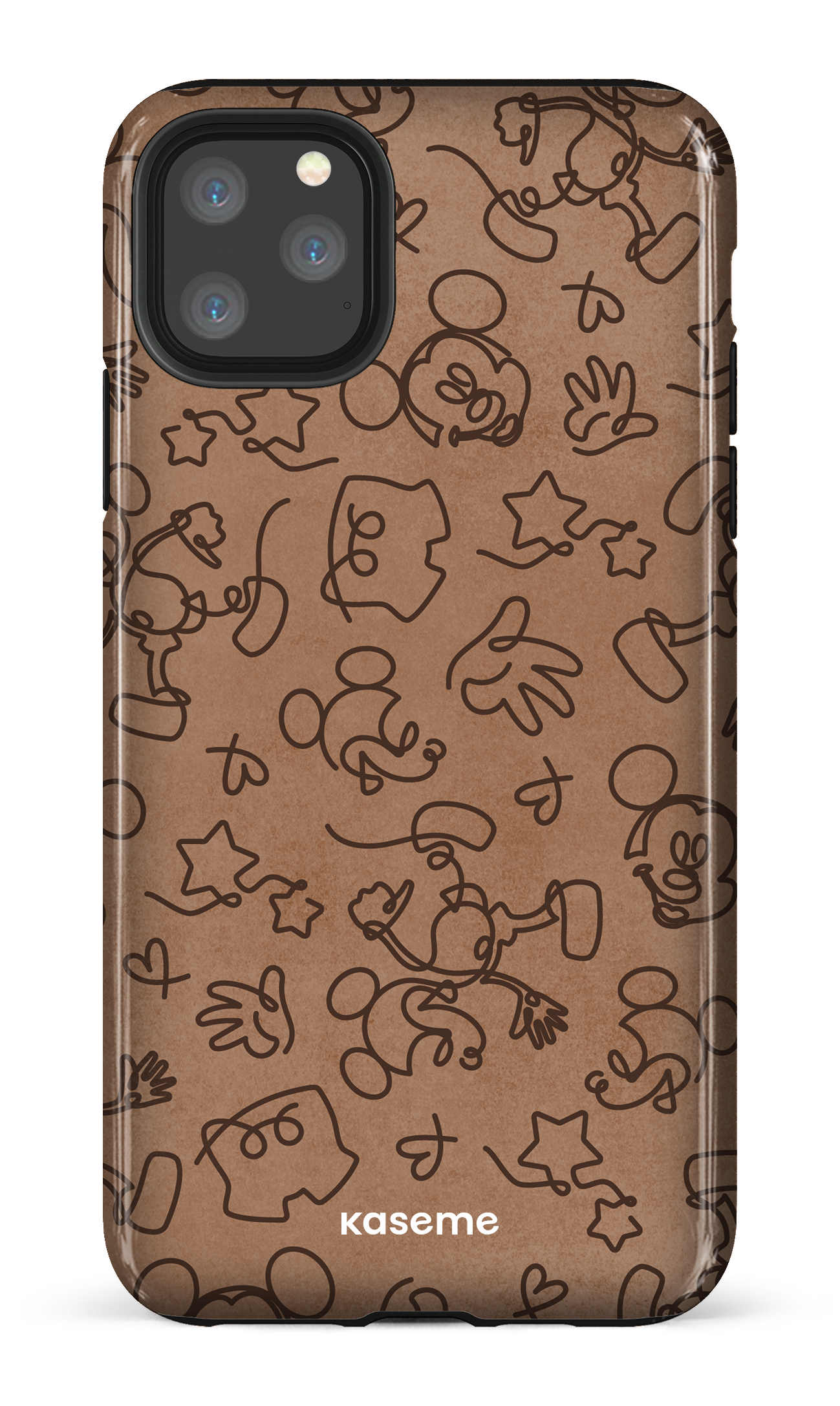 iPhone 11 Pro Max Tough Doodle Mocha -