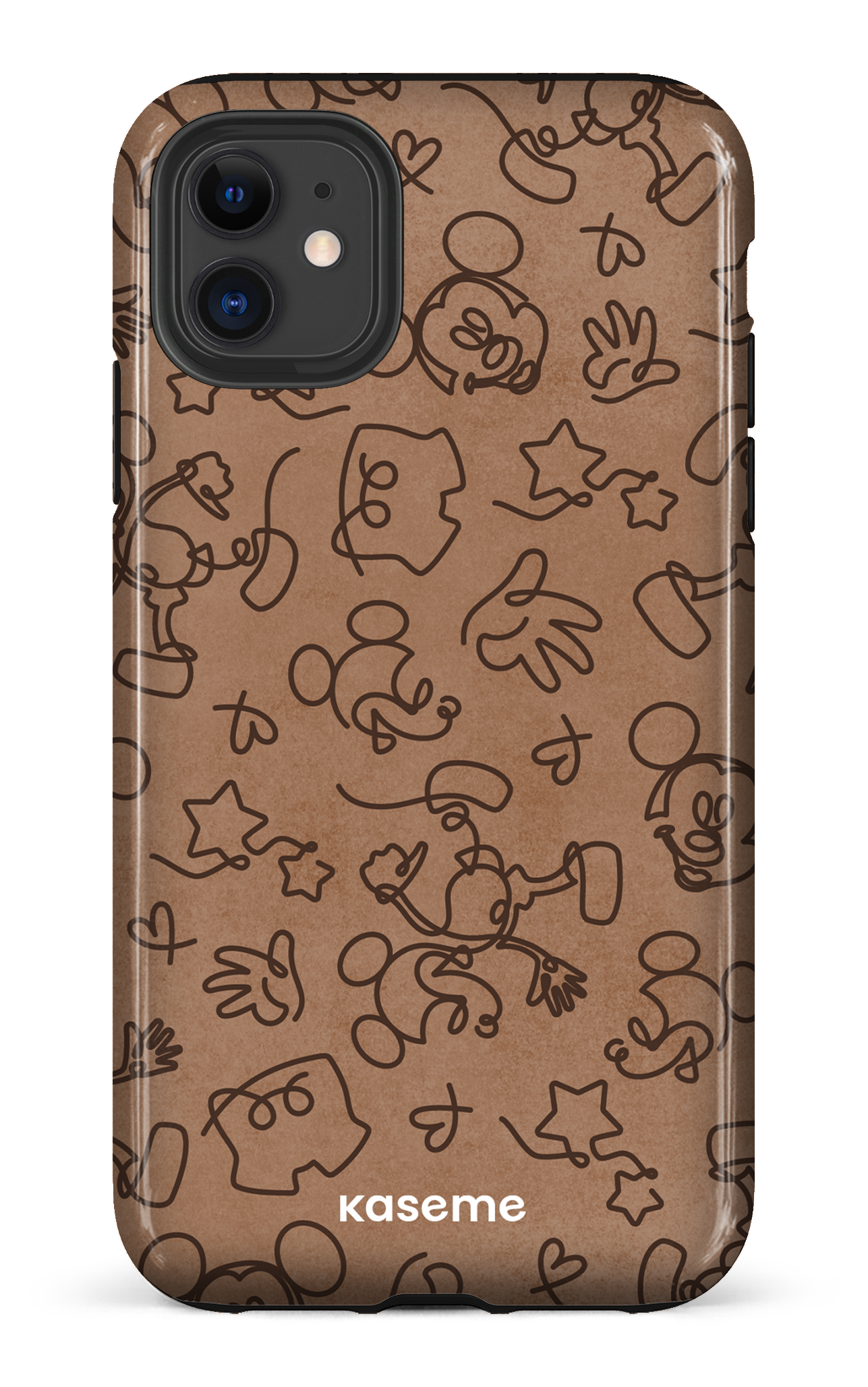 iPhone 11 Tough Doodle Mocha -