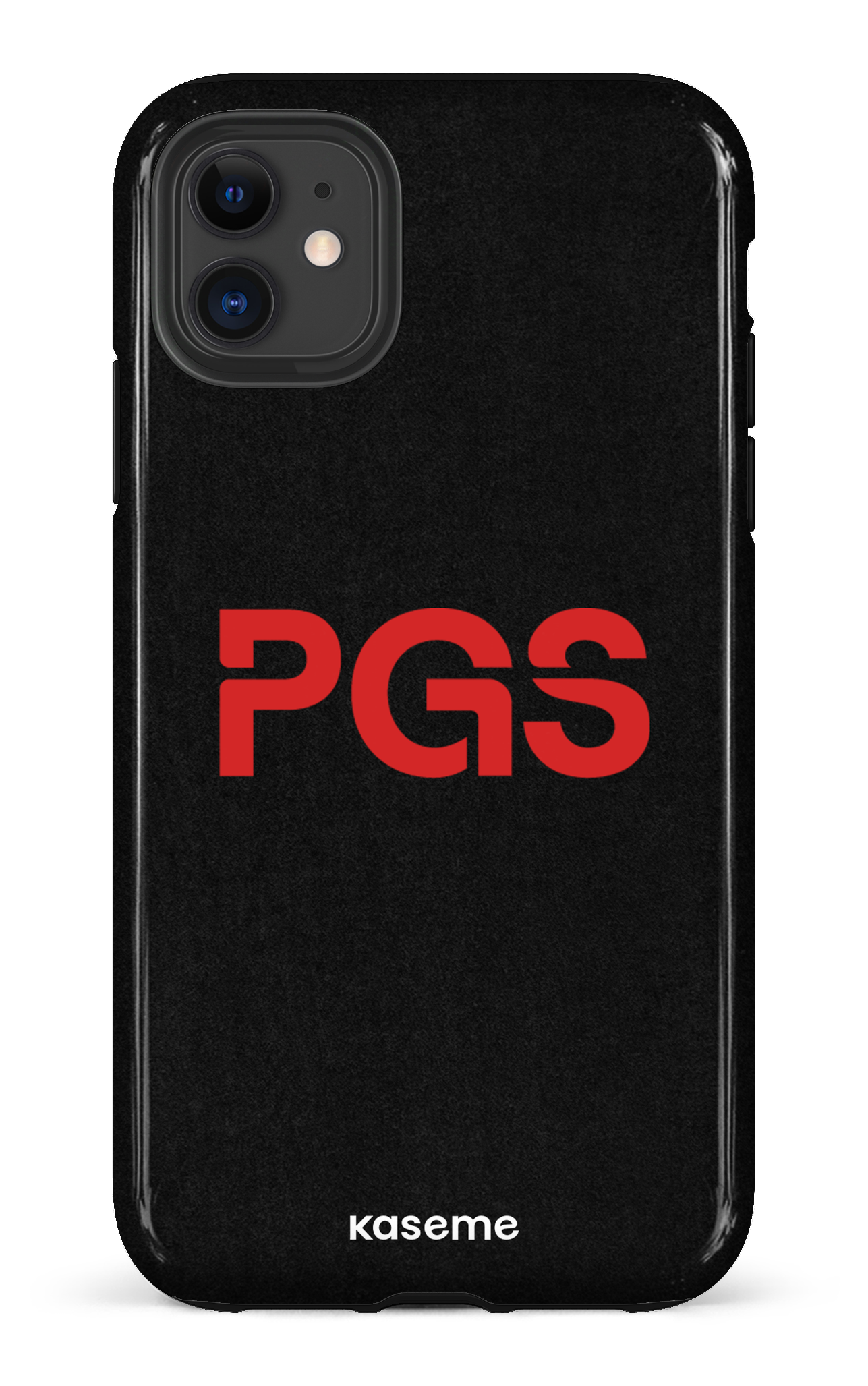 iPhone 11 Tough PGS Noir&Rouge -