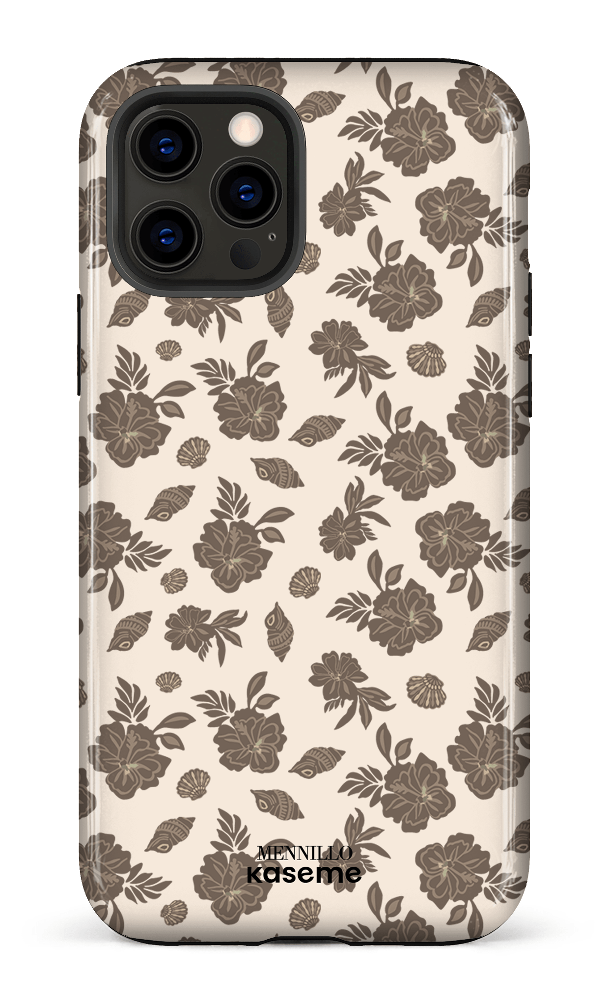 iPhone 12 Pro Tough Floral Brown -