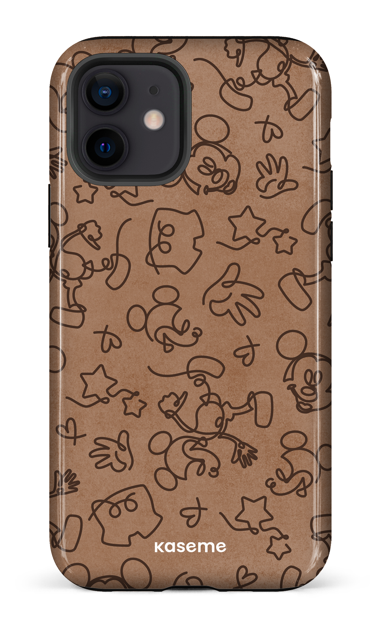 iPhone 12 Tough Doodle Mocha -