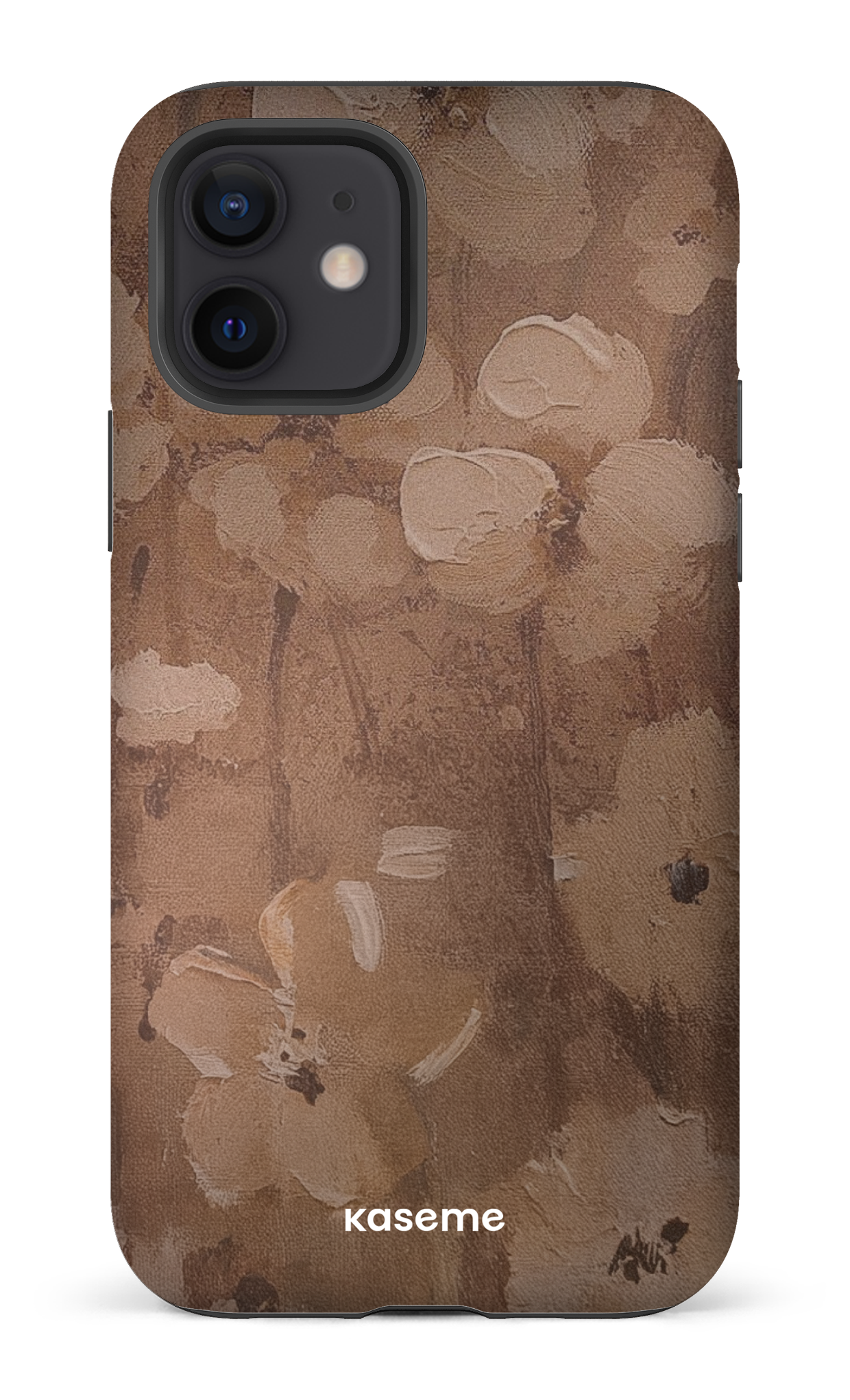 iPhone 12 Tough Matte Mocha Bloom -