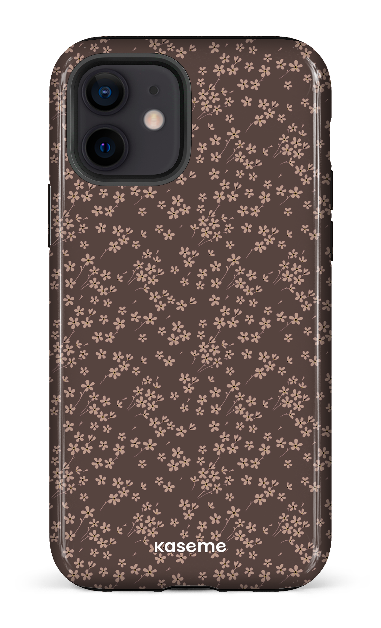 iPhone 12 Tough Posy Mocha -