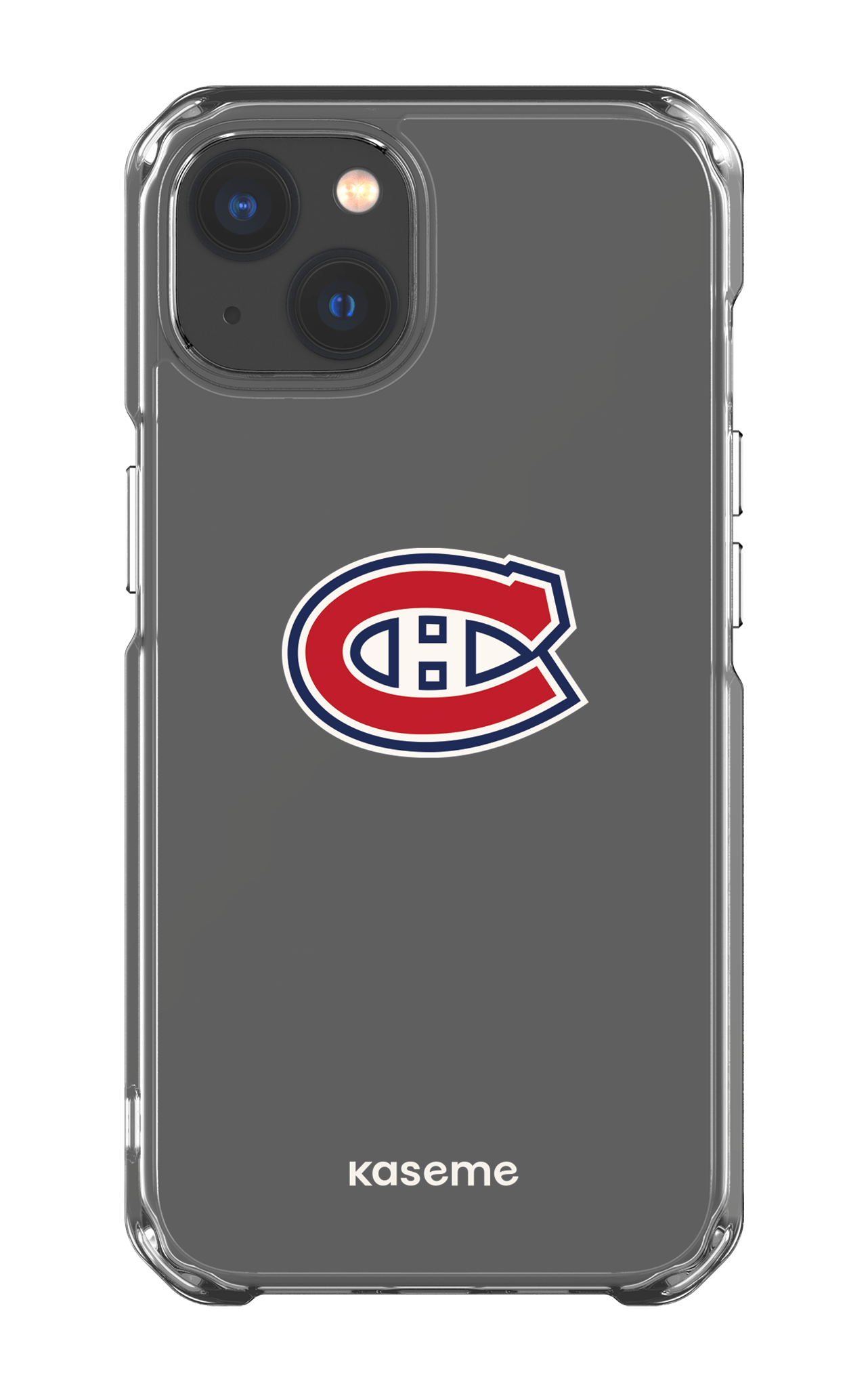 iPhone 13 Clear Case Canadiens Logo Clear -