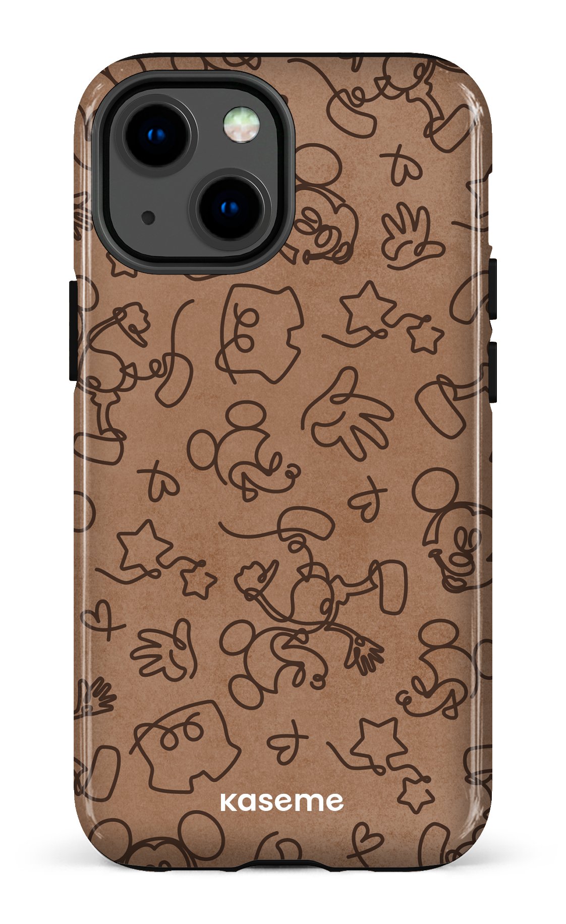 iPhone 13 Mini Tough Doodle Mocha -