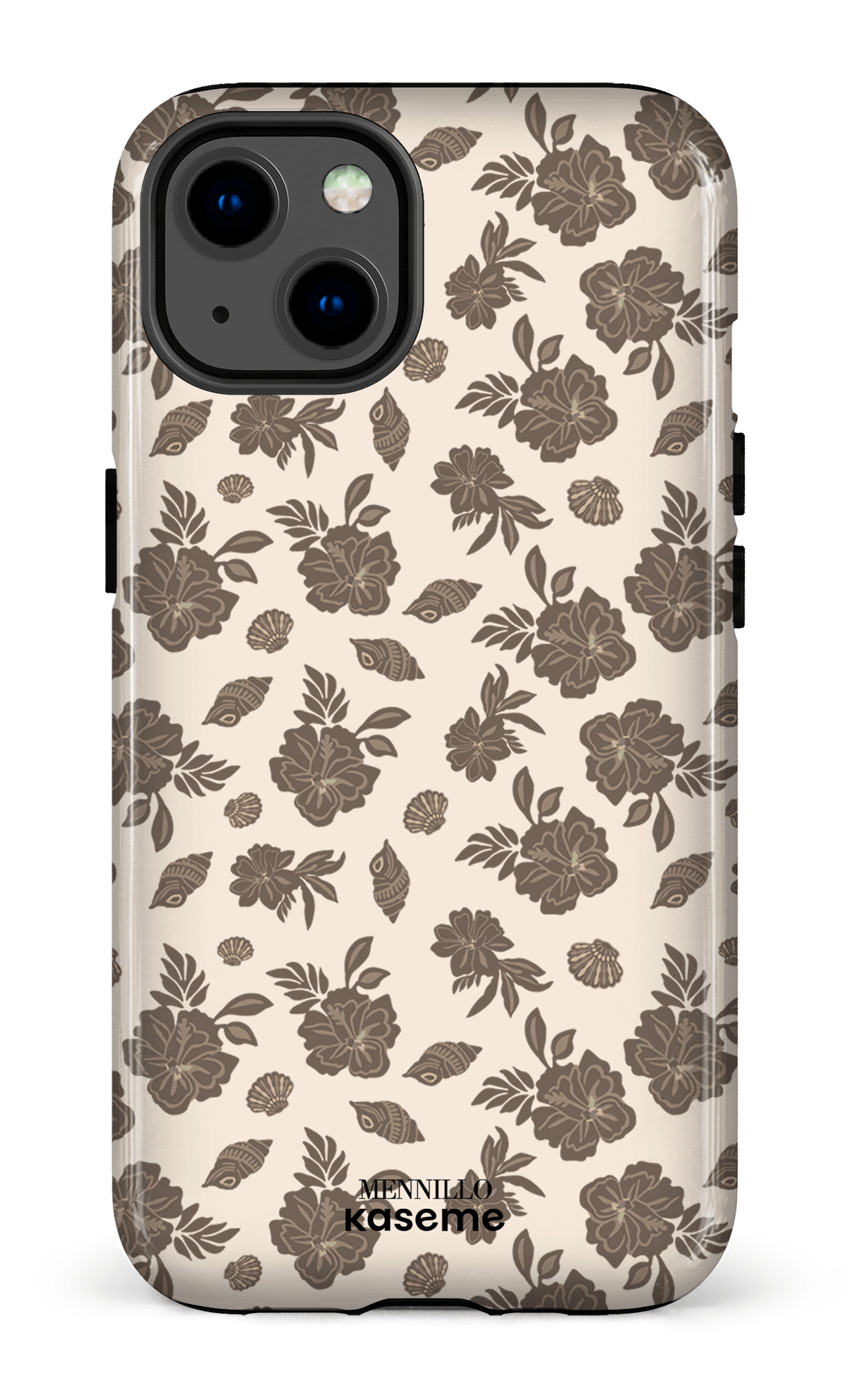 iPhone 13 Tough Floral Brown -