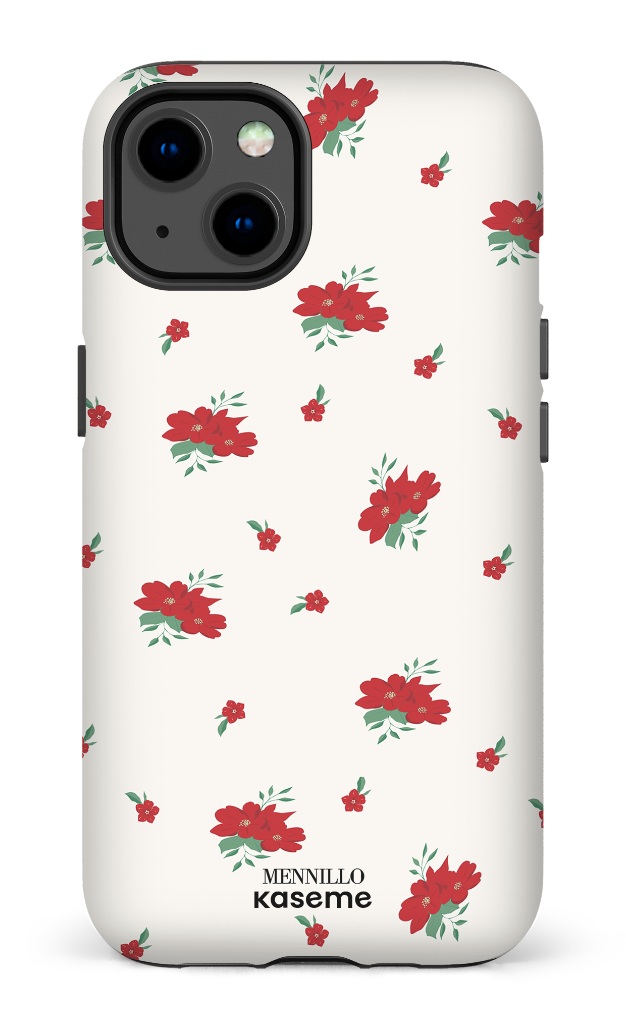 iPhone 13 Tough Matte Floral White -