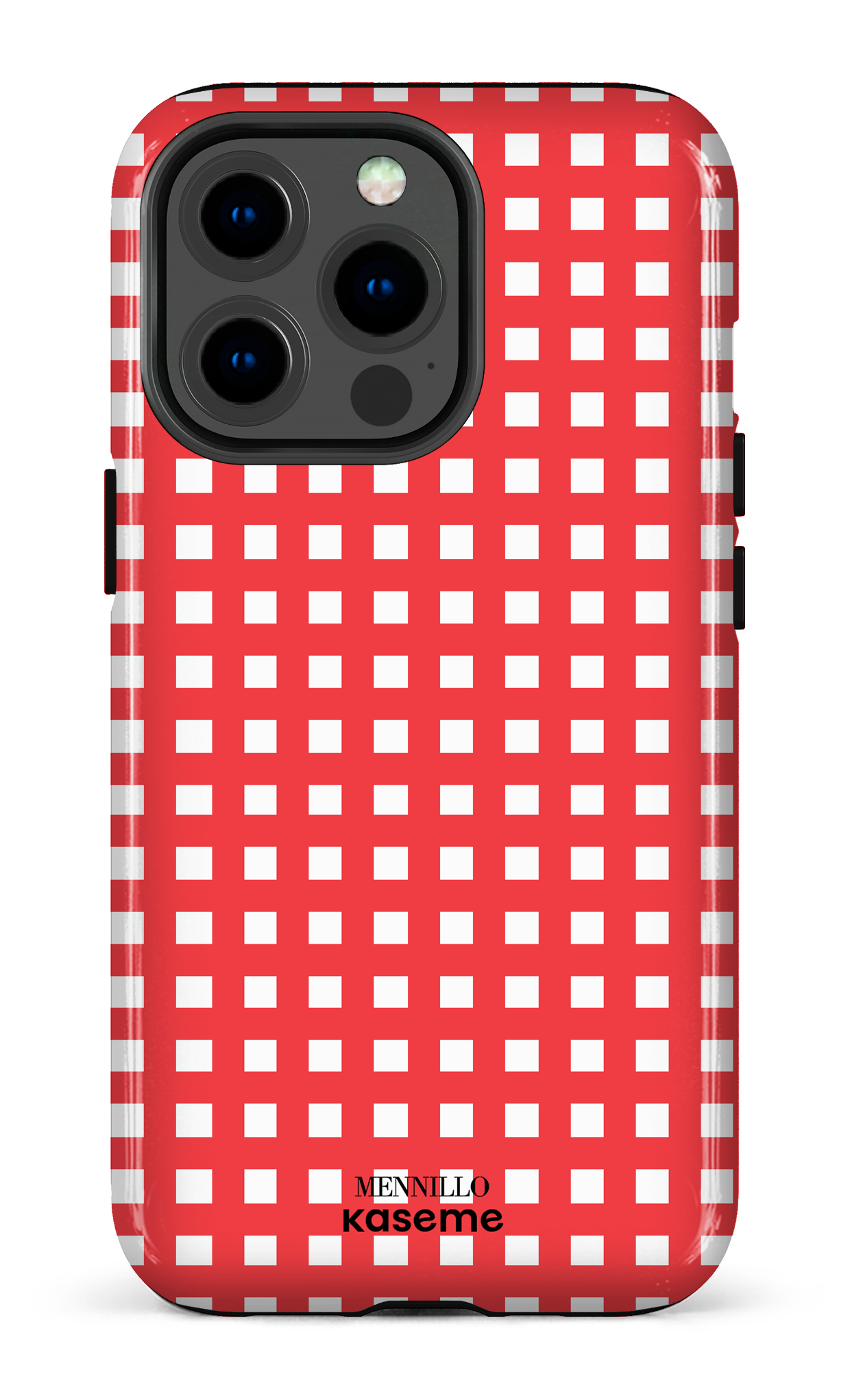 iPhone 13 pro Tough Chekered Red -