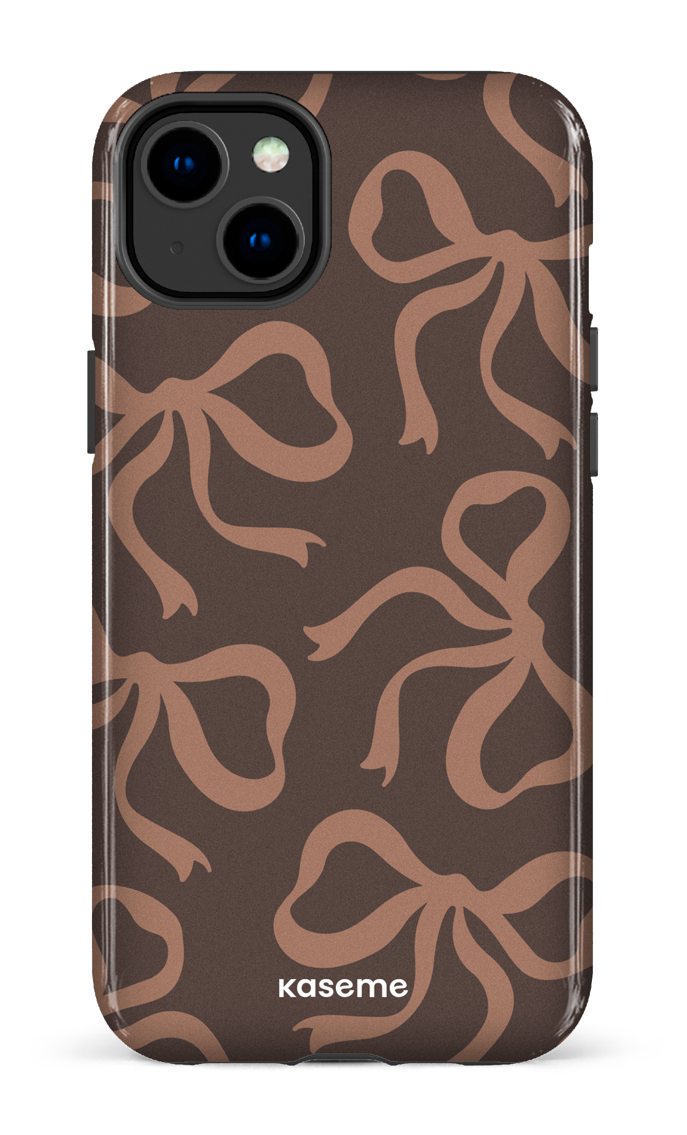 iPhone 14 Plus Tough Gloss Lace Mocha -