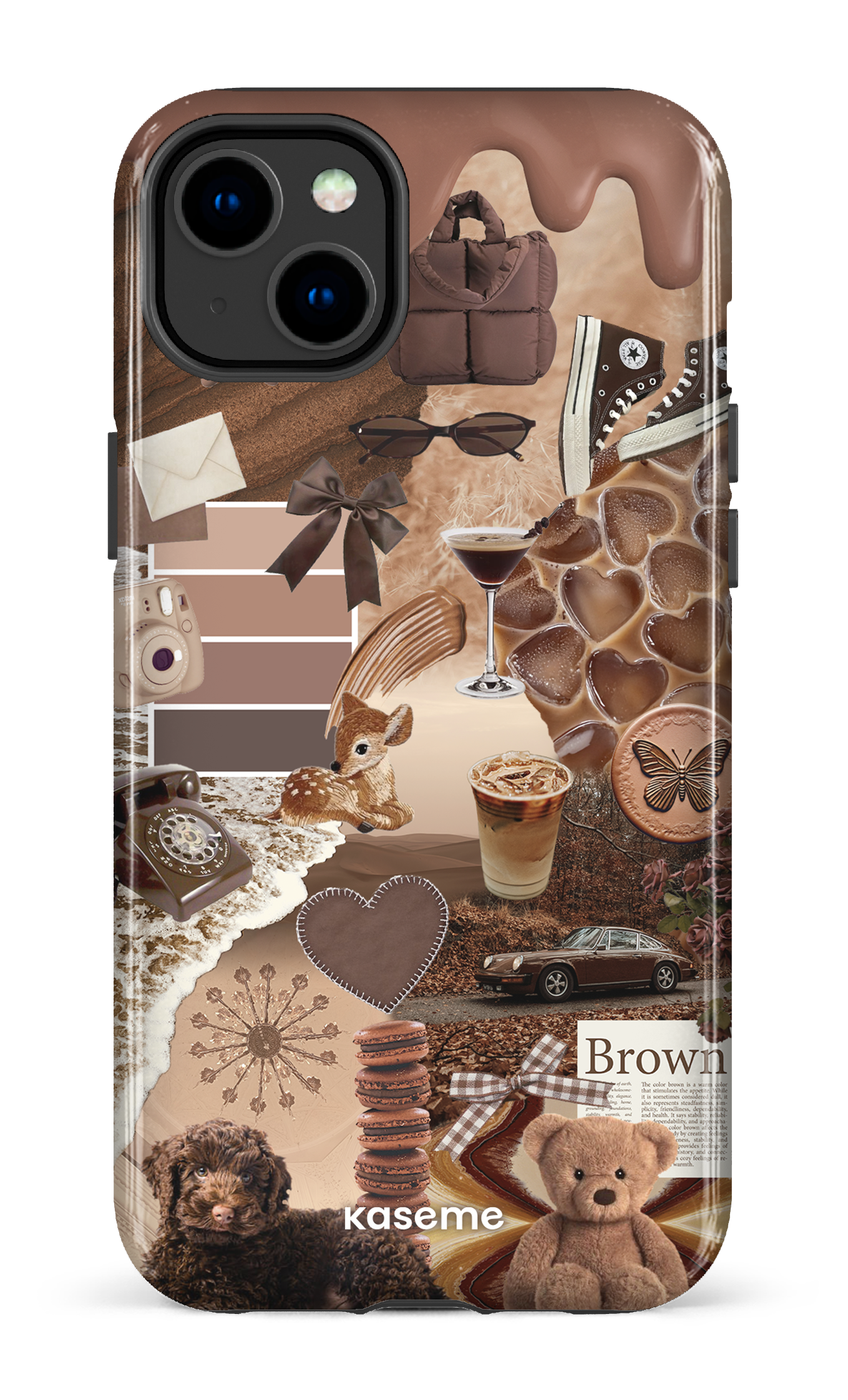 iPhone 14 Plus Tough Gloss Mocha Muse -