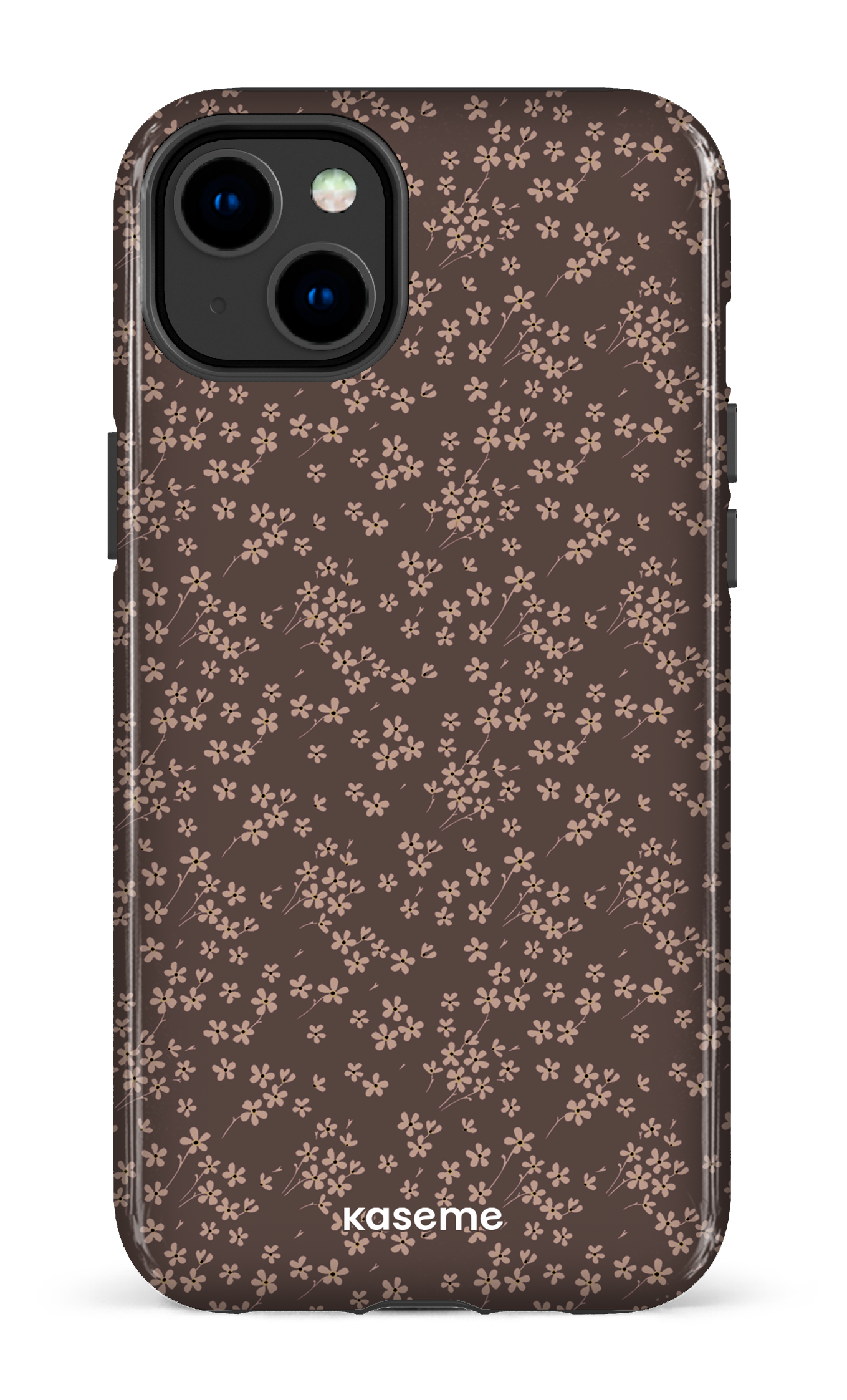 iPhone 14 Plus Tough Gloss Posy Mocha -