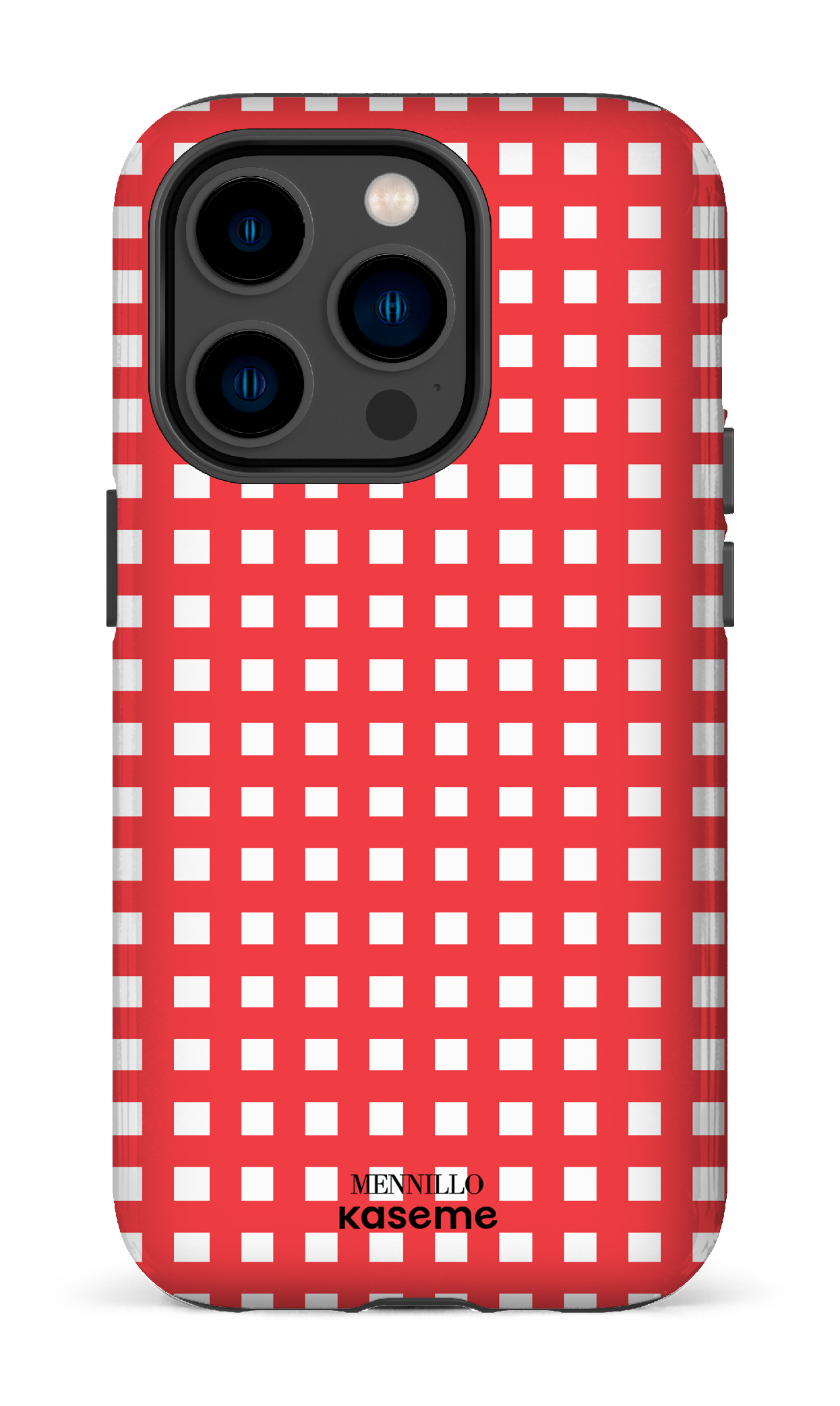 iPhone 14 Pro Tough Chekered Red -