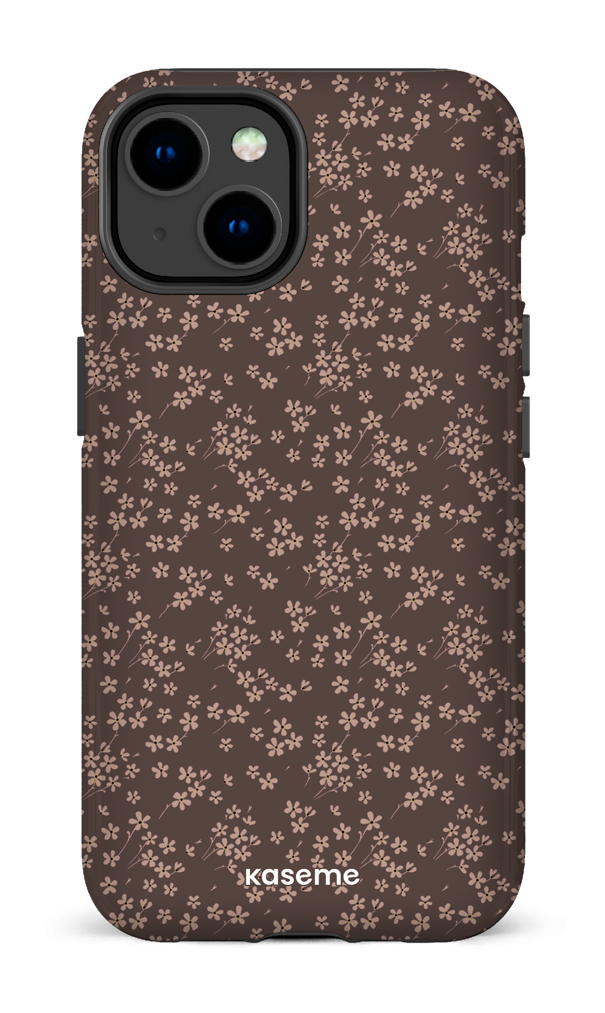 iPhone 14 Tough Gloss Posy Mocha -