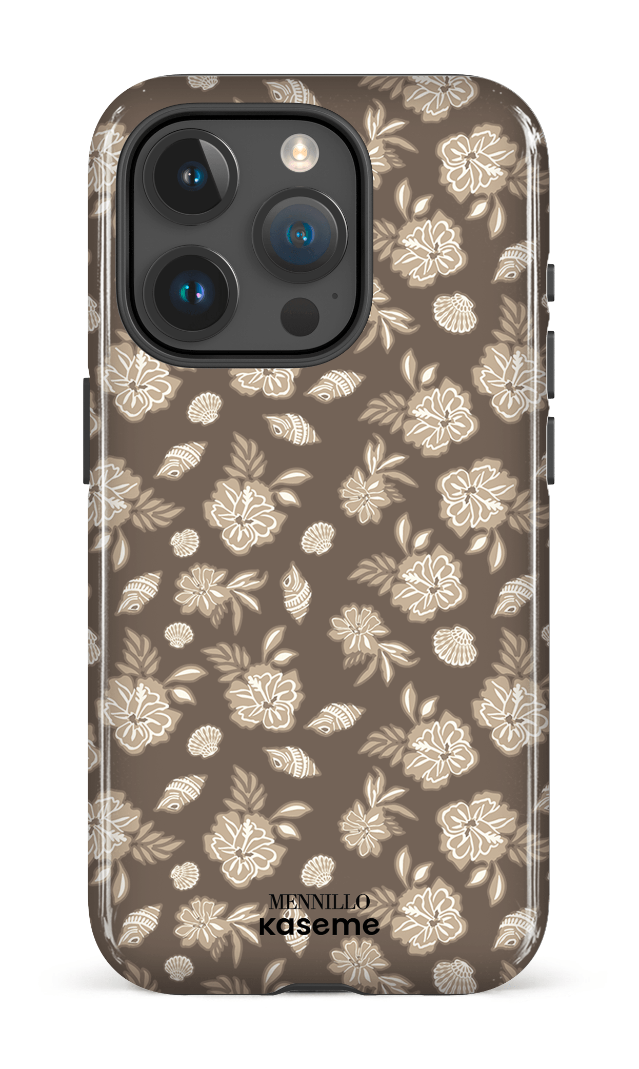 iPhone 15 Pro Tough Floral Cream -