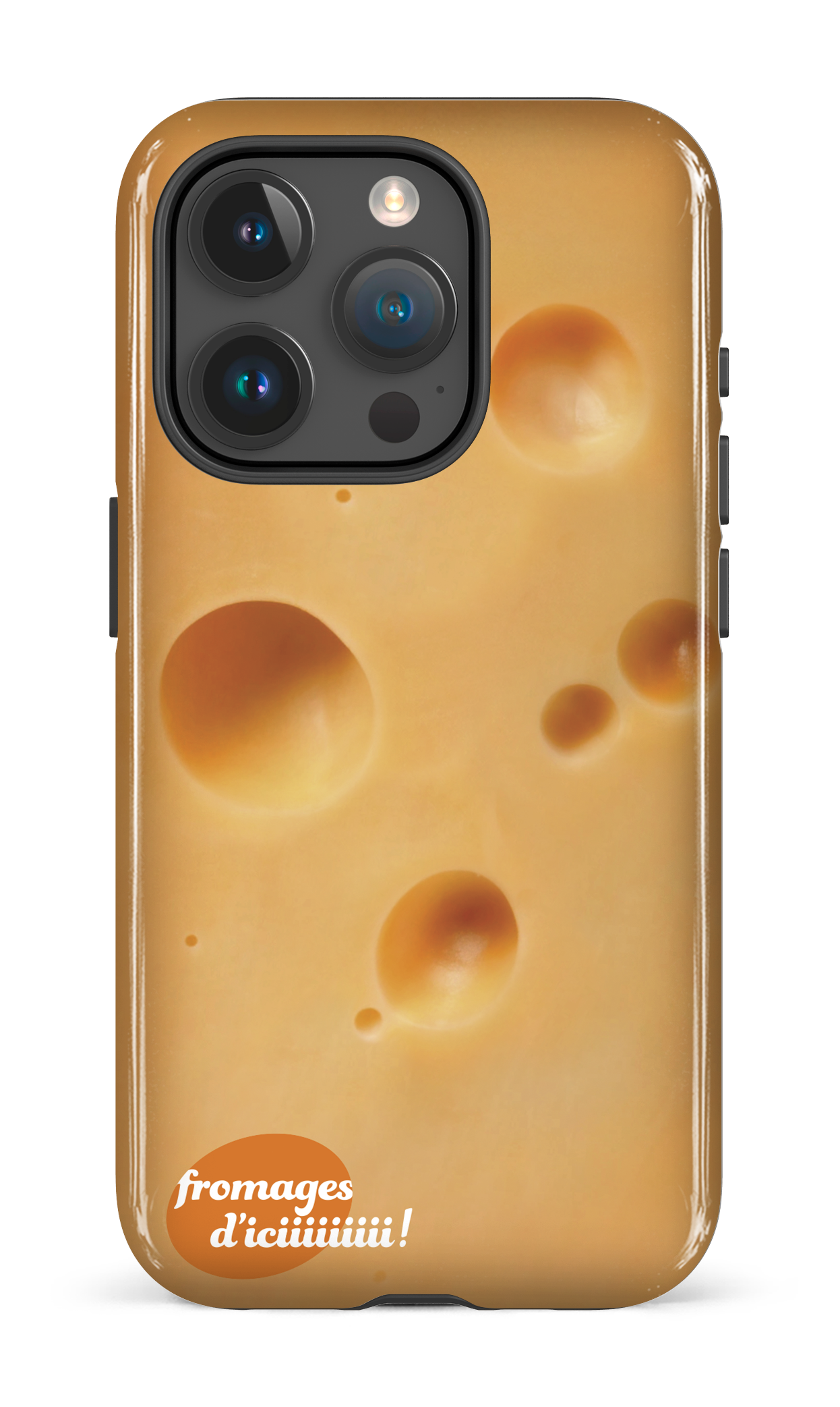 iPhone 15 Pro Tough Fromage Suisse Logo -