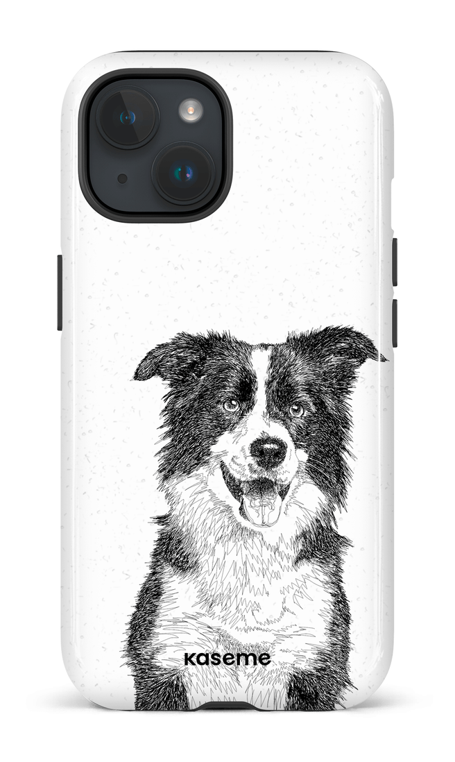 iPhone 15 Tough (Gloss) Border Collie -