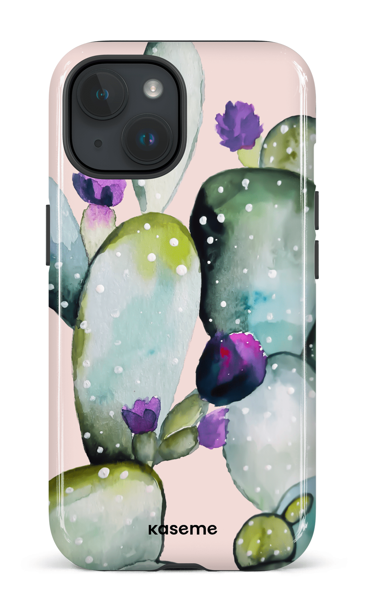 iPhone 15 Tough (Gloss) Cactus Flower -