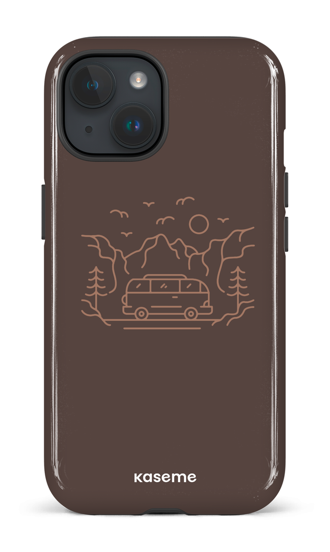 iPhone 15 Tough (Gloss) Camp Life Mocha -