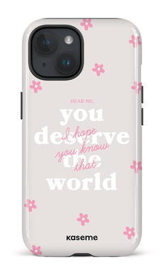 iPhone 15 Tough (Gloss) Dear Me Pink -