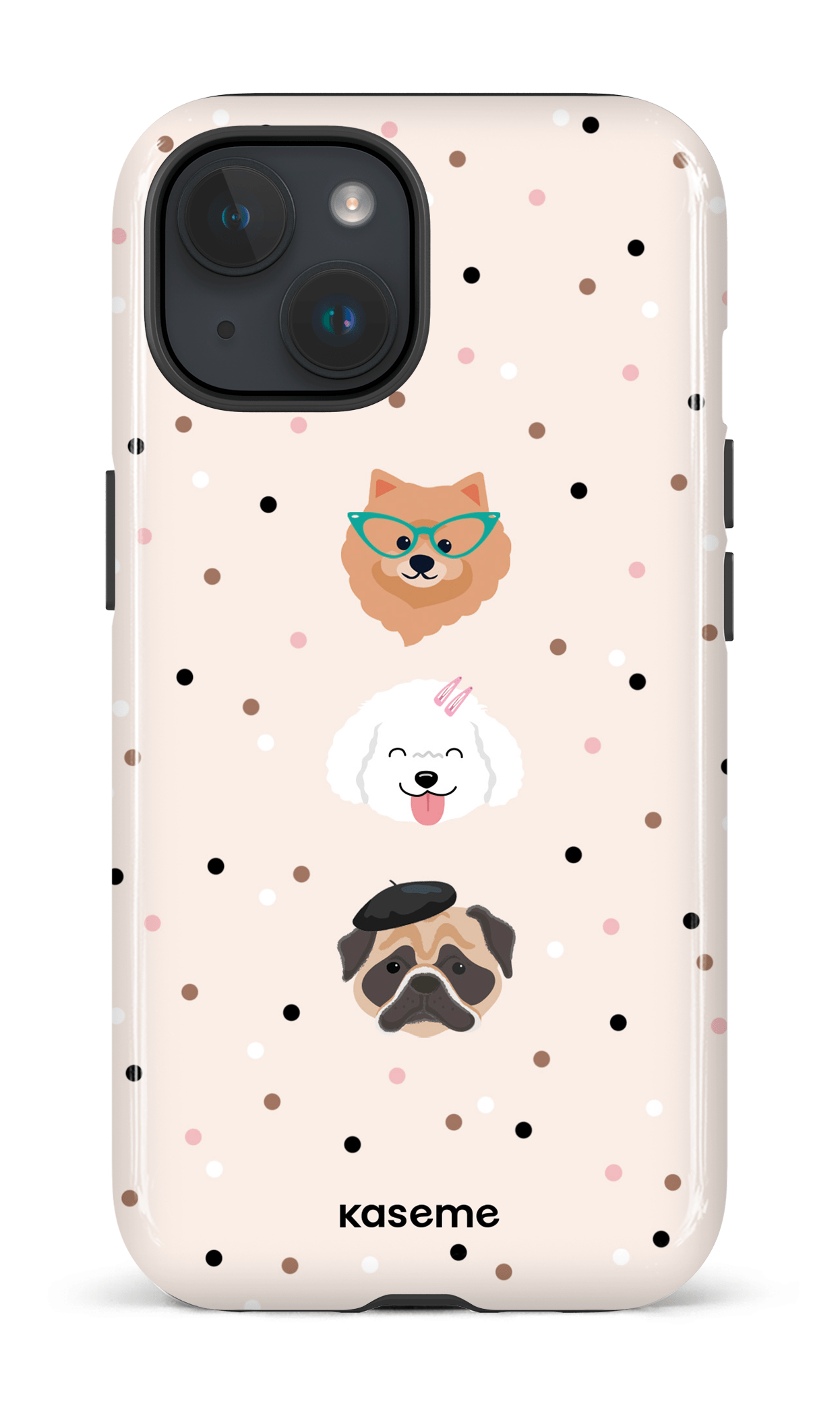 iPhone 15 Tough (Gloss) Dog lover -