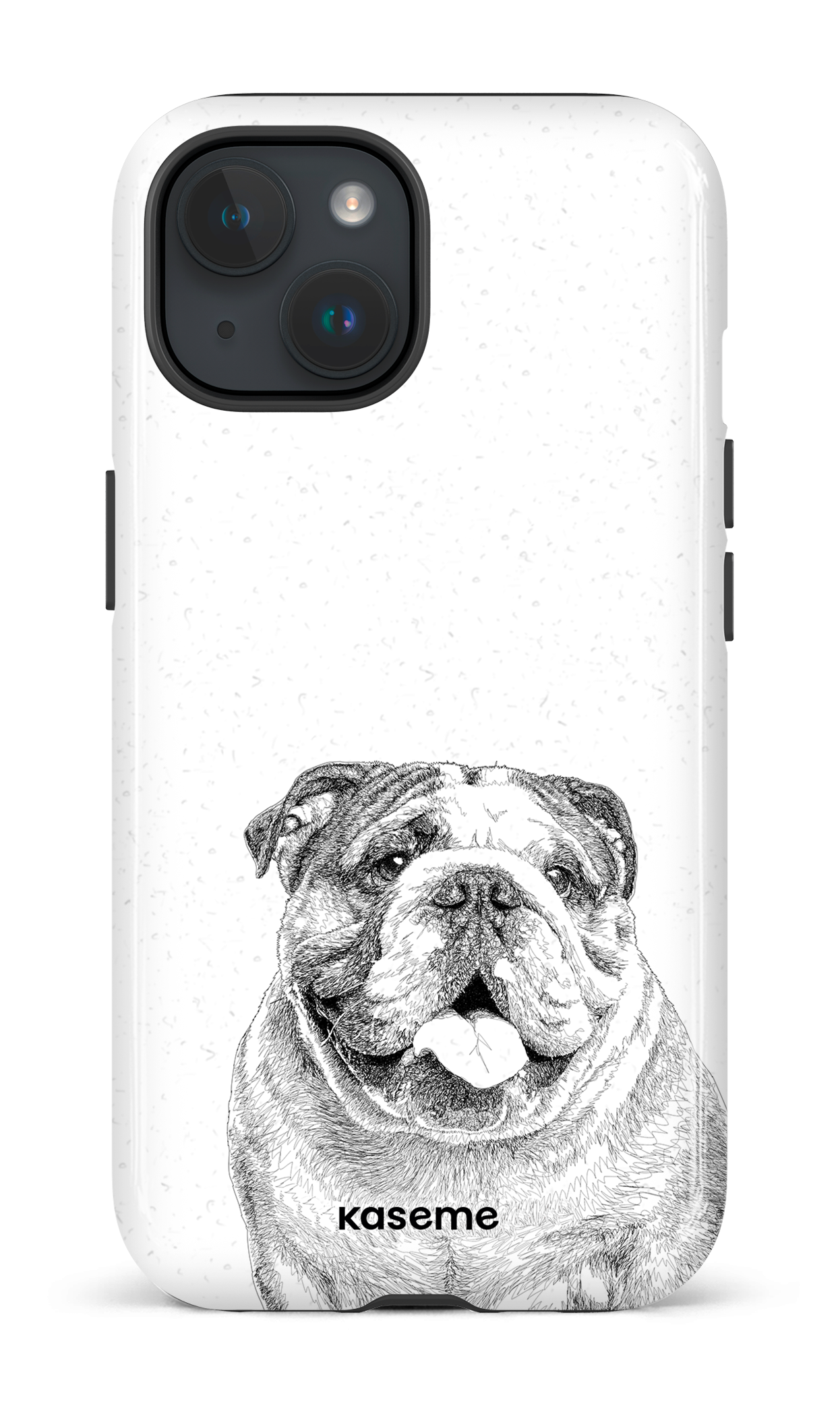 iPhone 15 Tough (Gloss) English Bulldog -