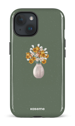 iPhone 15 Tough (Gloss) Fall blooming green -