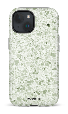 iPhone 15 Tough (Gloss) Frozen stone green -