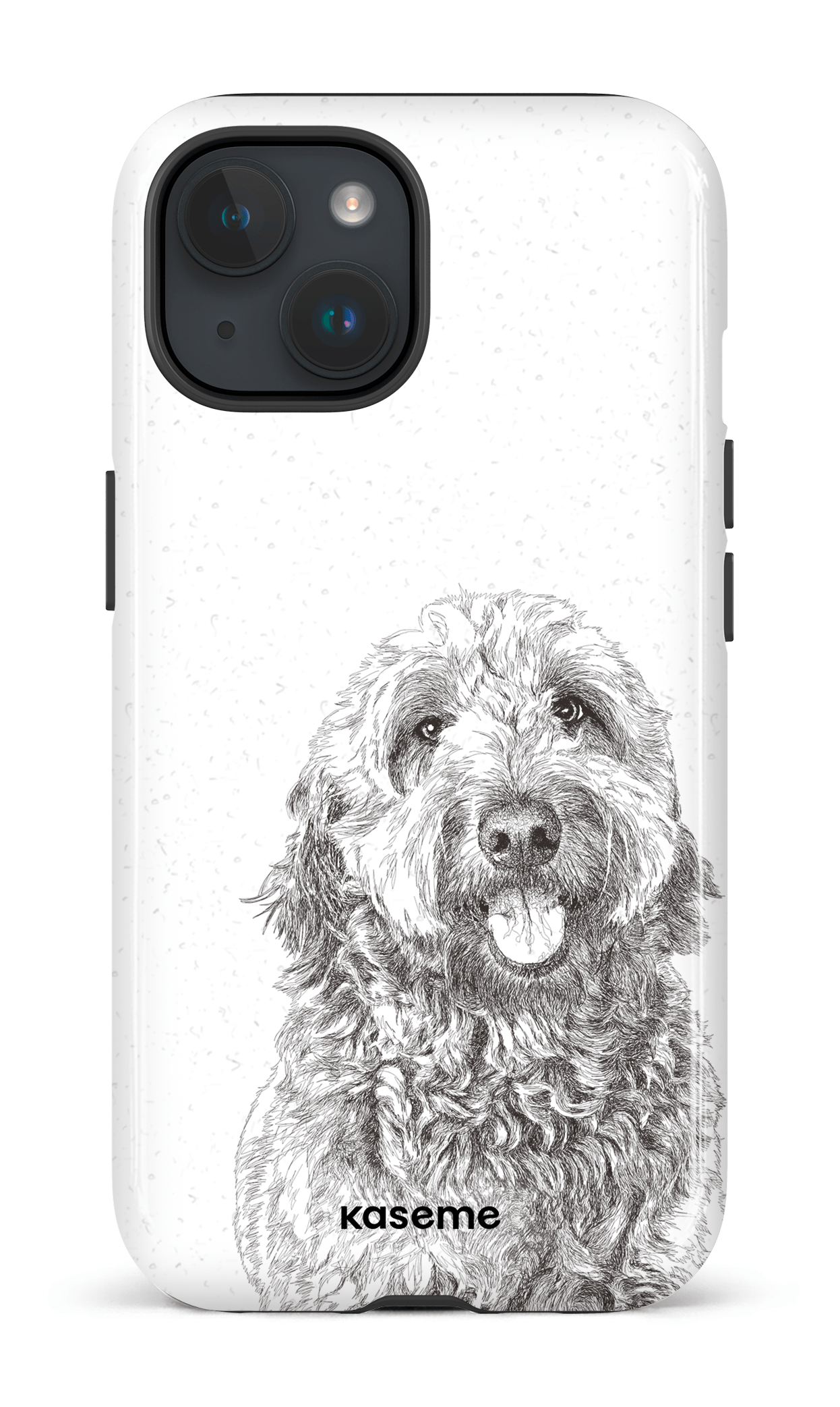 iPhone 15 Tough (Gloss) Golden Doodle -