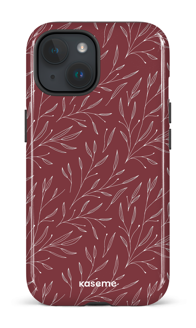 iPhone 15 Tough (Gloss) Hibiscus Red -