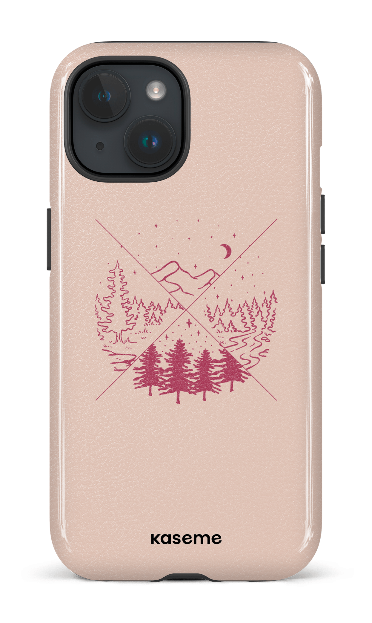 iPhone 15 Tough (Gloss) Hike magenta -