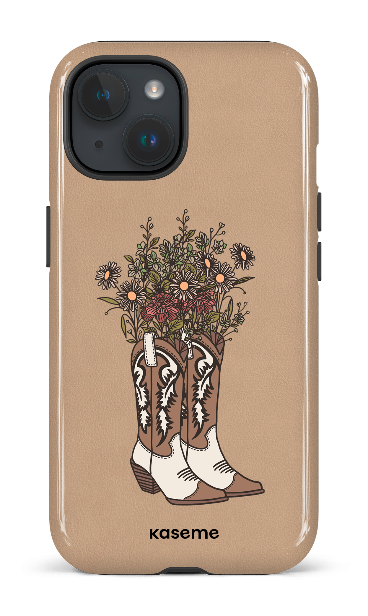 iPhone 15 Tough (Gloss) Howdy Mocha -