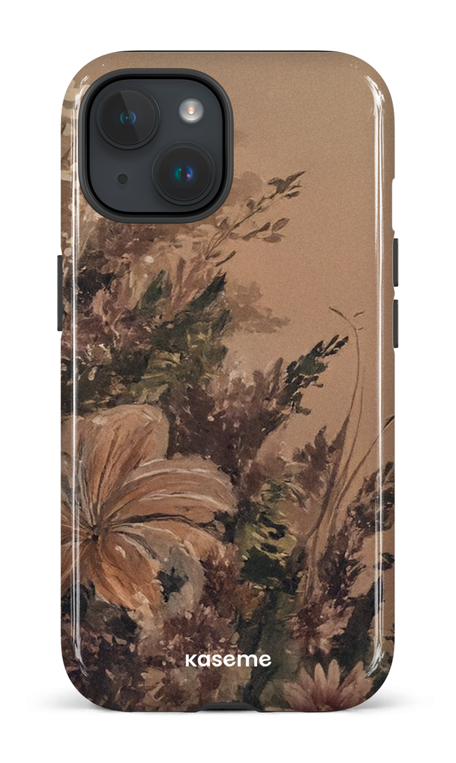 iPhone 15 Tough (Gloss) Latte Garden -