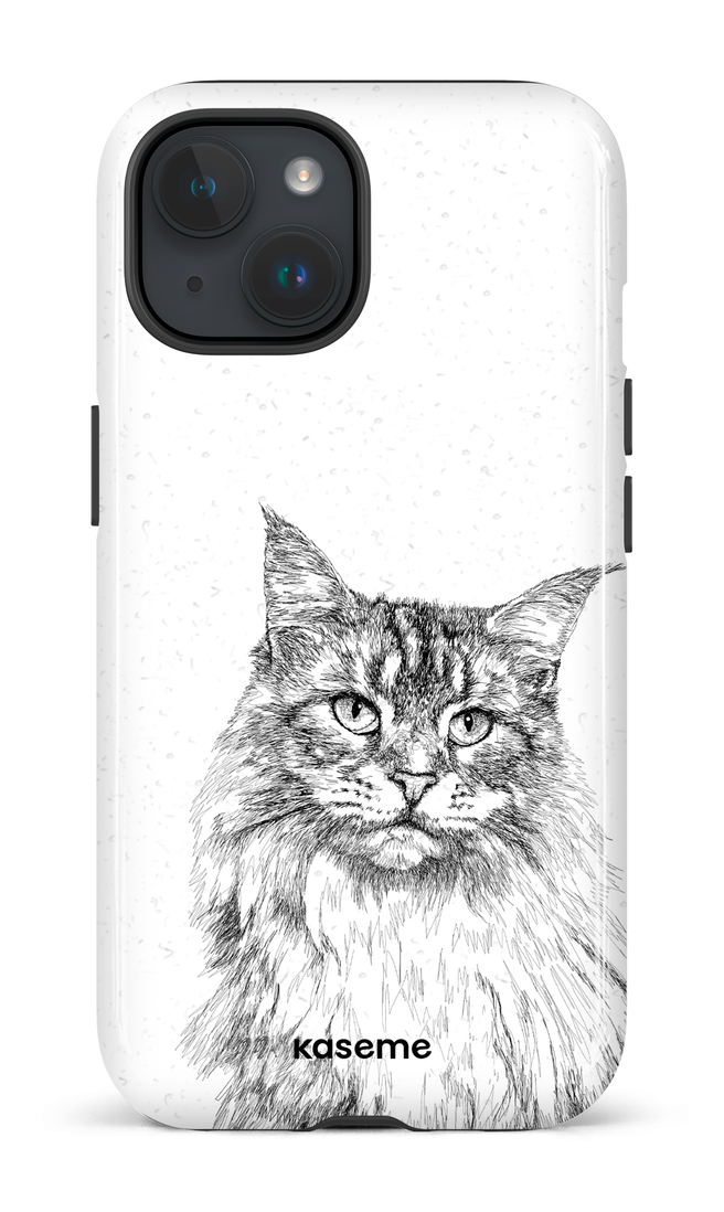 iPhone 15 Tough (Gloss) Maine Coon -