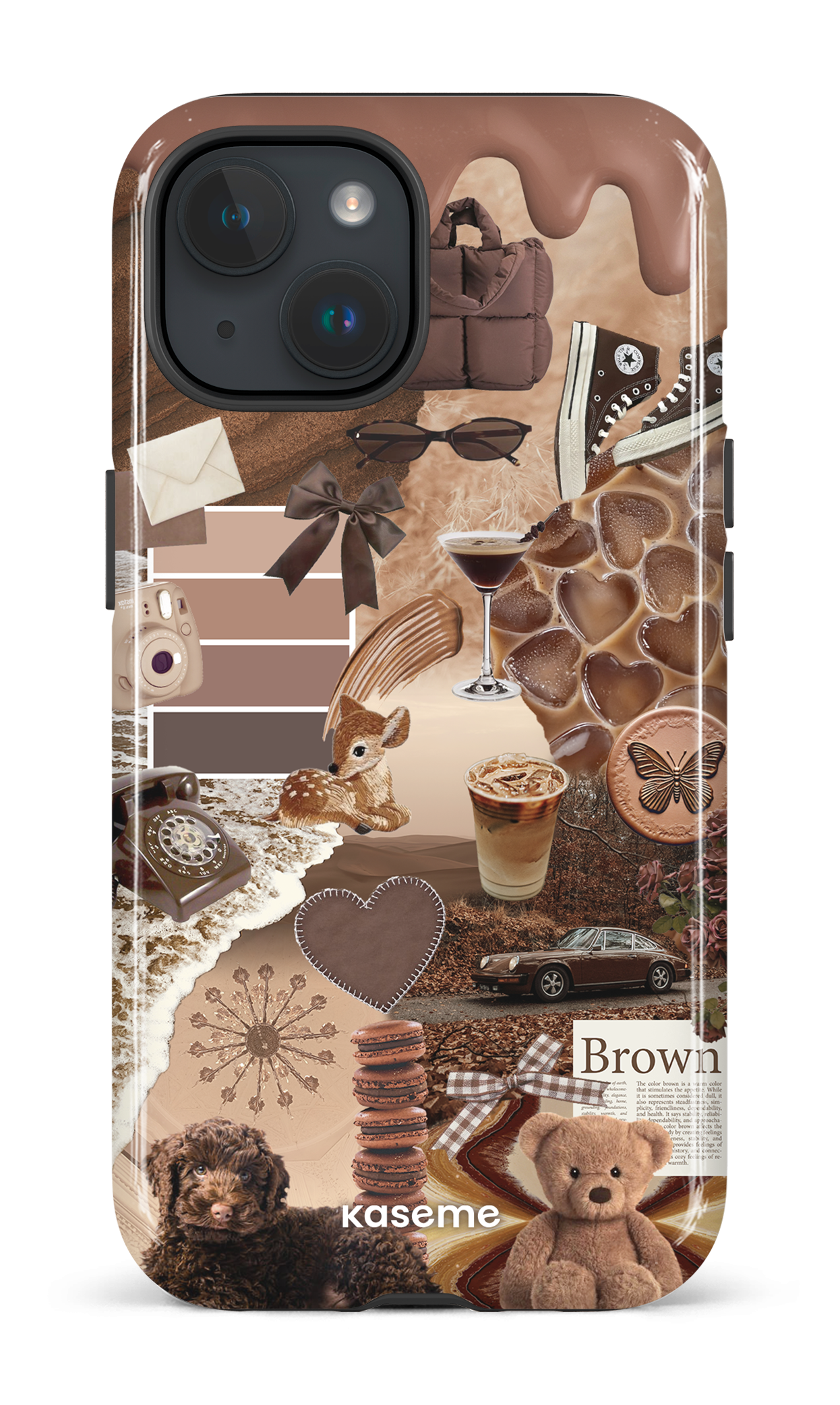 iPhone 15 Tough (Gloss) Mocha Muse -