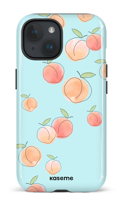 iPhone 15 Tough (Gloss) Peachy Blue -