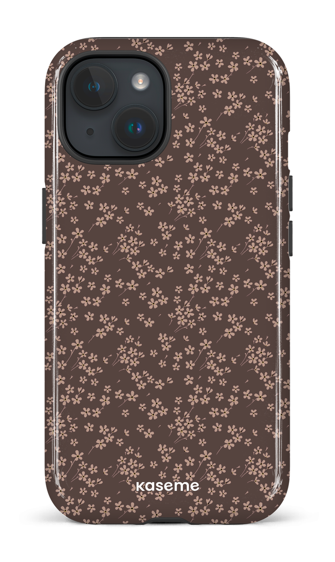 iPhone 15 Tough (Gloss) Posy Mocha -