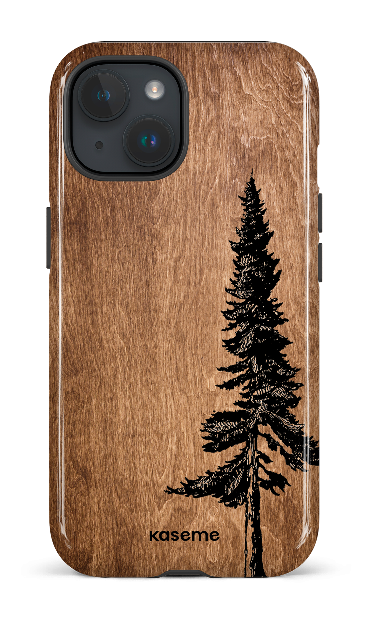 iPhone 15 Tough (Gloss) Roots Brown -