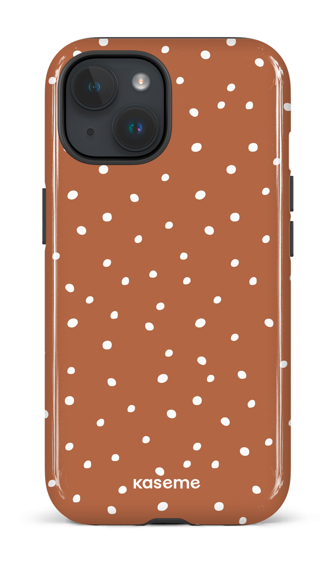 iPhone 15 Tough (Gloss) Spotted phone case -