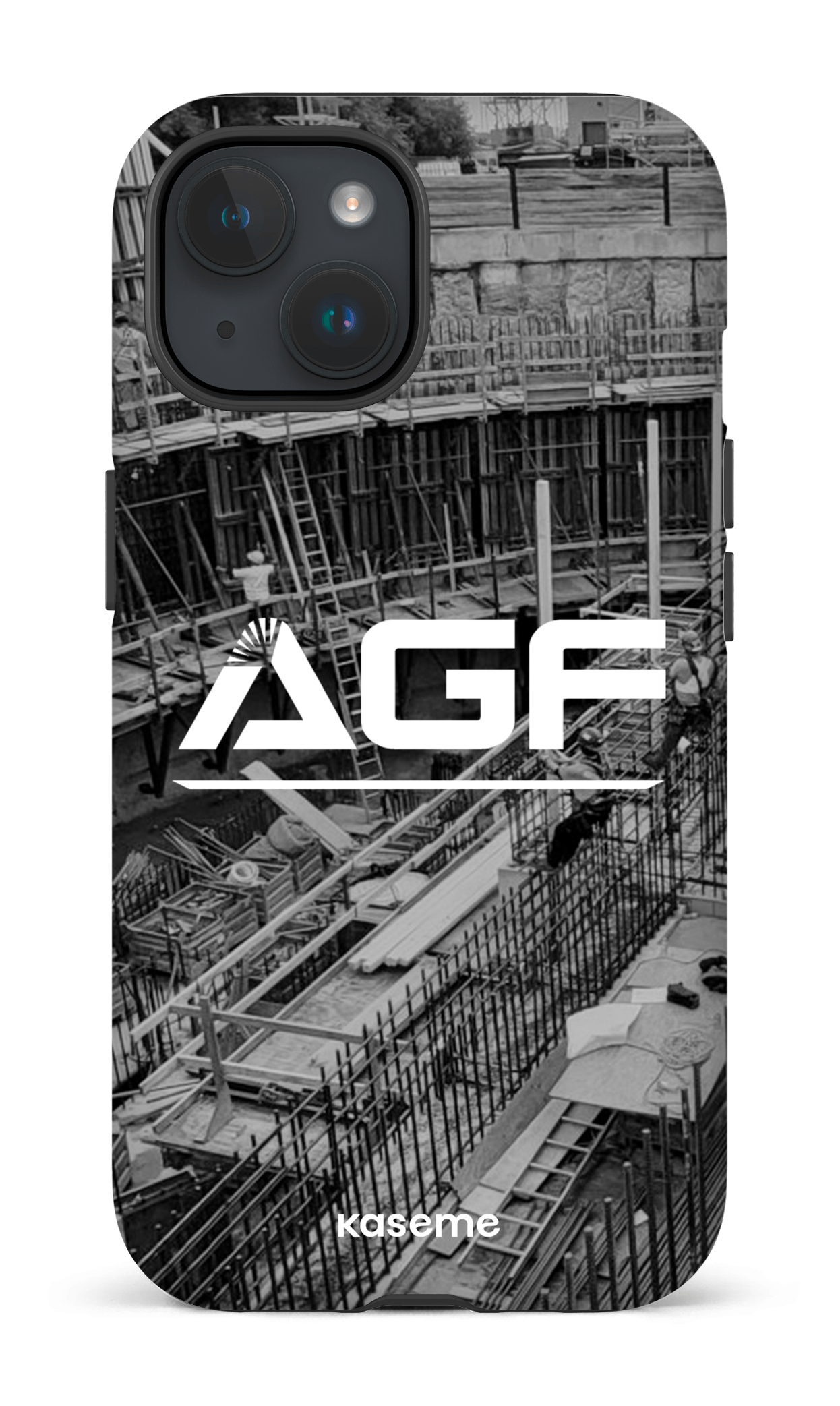 iPhone 15 Tough (Matte) AGF Chantier -