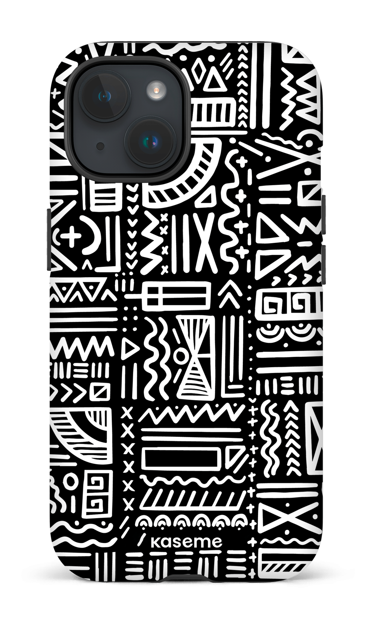 iPhone 15 Tough (Matte) Aztec black -