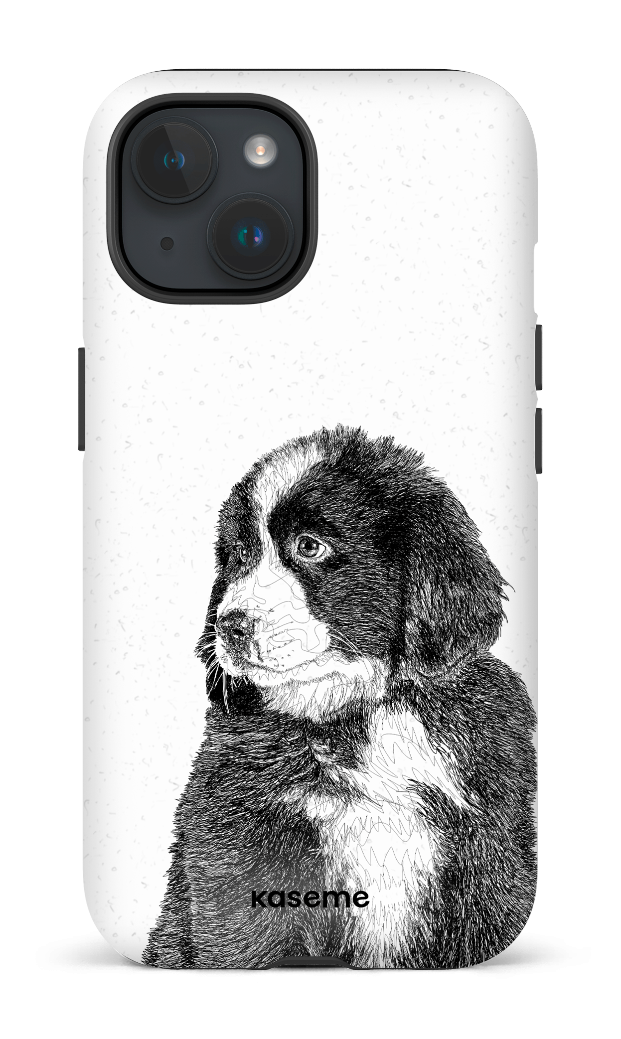 iPhone 15 Tough (Matte) Bernese Mountain Dog -